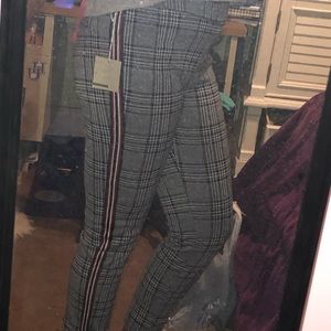 Plaid work pants FASHION NOVA